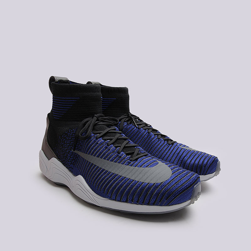 мужские синие кроссовки Nike Zoom Mercurial XI FK FC 844626-004 - цена, описание, фото 2